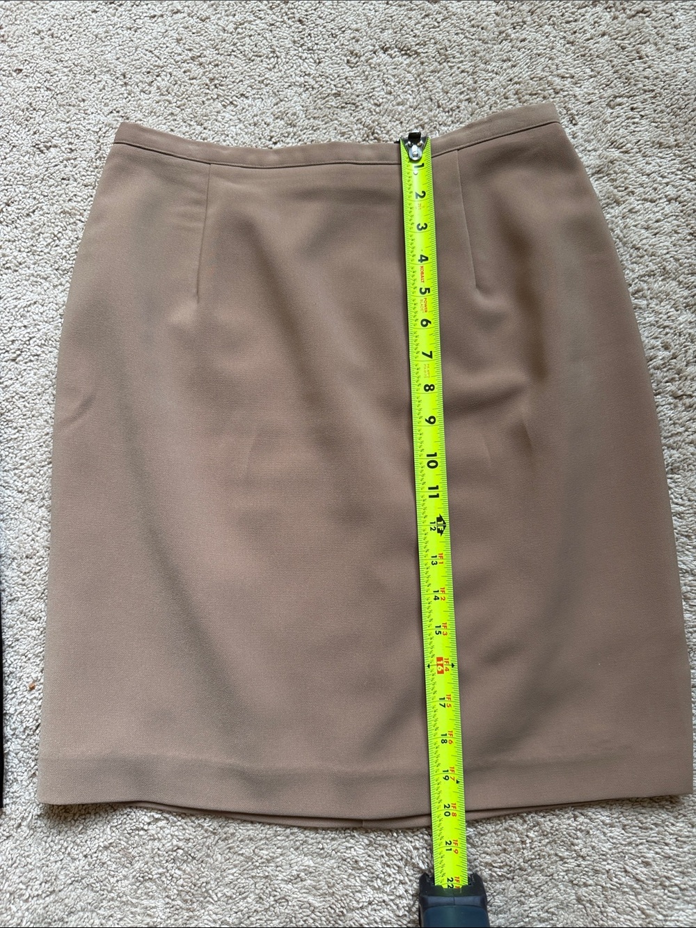 Michele Two-Pack Pencil Skirts in Black and Camel - Picture 7 of 8
